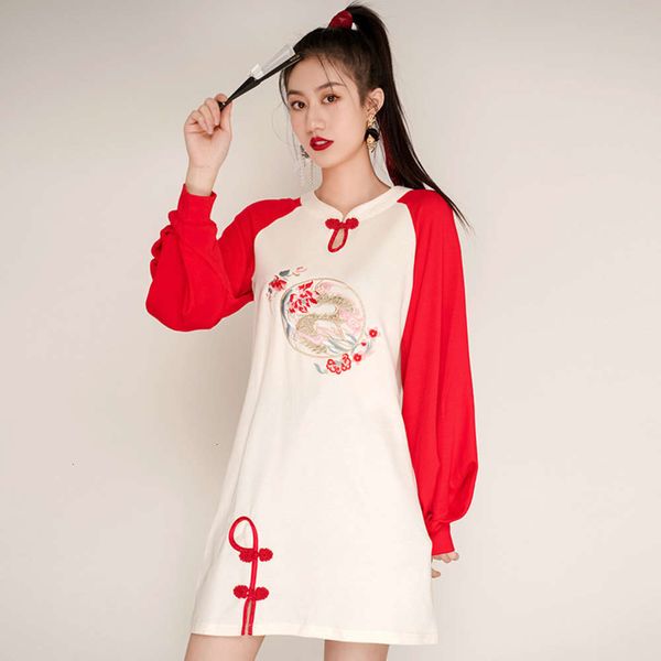 casual dresses early autumn women's daily national cheongsam improved loose bubble sve chine style sweater drs, Black;gray
casual dresses early autumn women's daily national cheongsam improved loose bubble sve chine style sweater drs, Black;gray