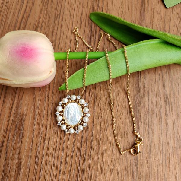 pendant necklaces promotion arrived 24.5*27mm natural vrigin of guadalupe mother pearl with necklace for women & gift, Silver
pendant necklaces promotion arrived 24.5*27mm natural vrigin of guadalupe mother pearl with necklace for women & gift, Silver