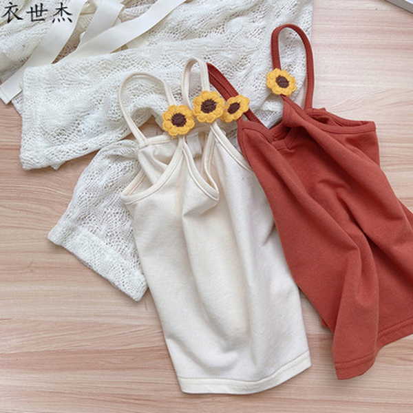 2022 girls sling summer new childrens wear outer vest baby sleeveless bottoming shirt, Blue
2022 girls sling summer new childrens wear outer vest baby sleeveless bottoming shirt, Blue