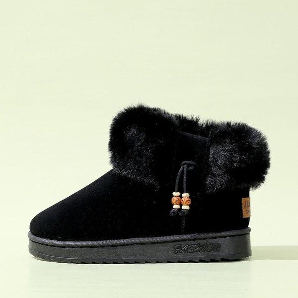 boots shoes women add cotton snow thick bottom short tube sweet flat casual low winter botas mujer z, Black
boots shoes women add cotton snow thick bottom short tube sweet flat casual low winter botas mujer z, Black