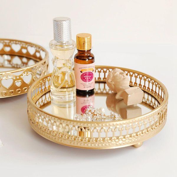 storage baskets golden color iron delicate jewelry tray glass mirror base bedroom deskcosmetic decorative organize plate mj714
storage baskets golden color iron delicate jewelry tray glass mirror base bedroom deskcosmetic decorative organize plate mj714