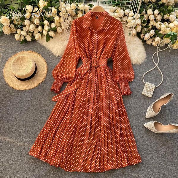 casual dresses elegant dress spring sutumn fashion outwear dot wave pleated lantern sleeve vintage collect waist women, Black;gray
casual dresses elegant dress spring sutumn fashion outwear dot wave pleated lantern sleeve vintage collect waist women, Black;gray