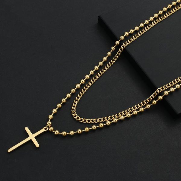 flashbuy classic punk cross pendant necklace for women male titanium steel neck thick chain 2021 fashion jewelry necklaces, Silver
flashbuy classic punk cross pendant necklace for women male titanium steel neck thick chain 2021 fashion jewelry necklaces, Silver