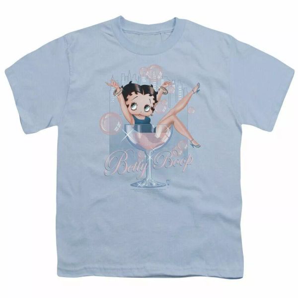 Betty Boop Pink Champagne Kids Youth T Shirt Licensed Cartoon Tee Light Blue, White;black
Betty Boop Pink Champagne Kids Youth T Shirt Licensed Cartoon Tee Light Blue, White;black