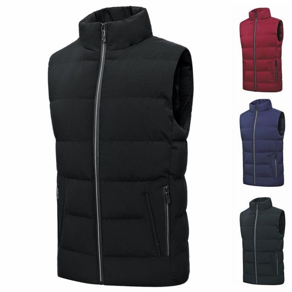 men's vests men 2022 autumn winter down cotton vest jacket solid color sleeveless male casual waistcoat plus size 5xl y521, Black;white
men's vests men 2022 autumn winter down cotton vest jacket solid color sleeveless male casual waistcoat plus size 5xl y521, Black;white