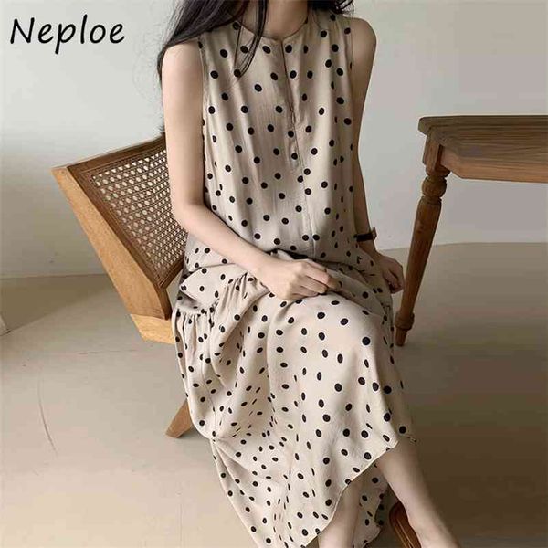 polka dot dress women sleeveless o-neck korean causal dresses summer loose high waist ruffle vestidos femme 1f166 210422, Black;gray
polka dot dress women sleeveless o-neck korean causal dresses summer loose high waist ruffle vestidos femme 1f166 210422, Black;gray