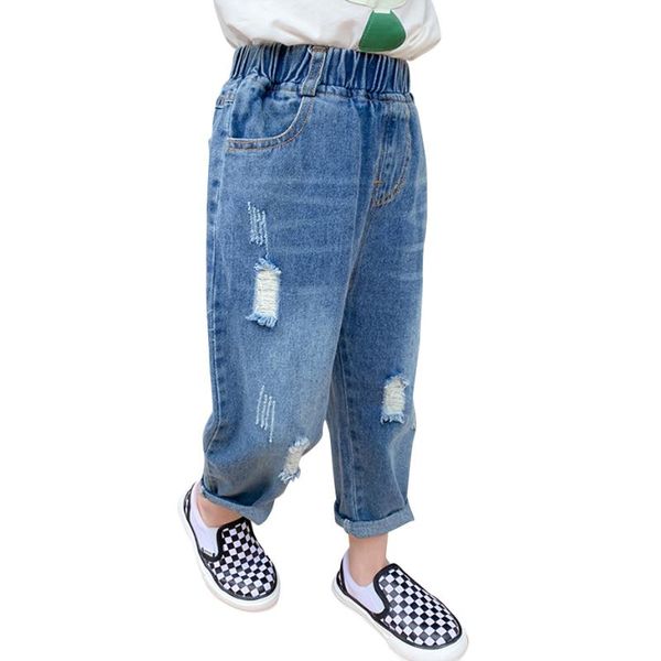jeans for girl hole ripped casual denim trousers children spring autumn baby clothes, Blue
jeans for girl hole ripped casual denim trousers children spring autumn baby clothes, Blue