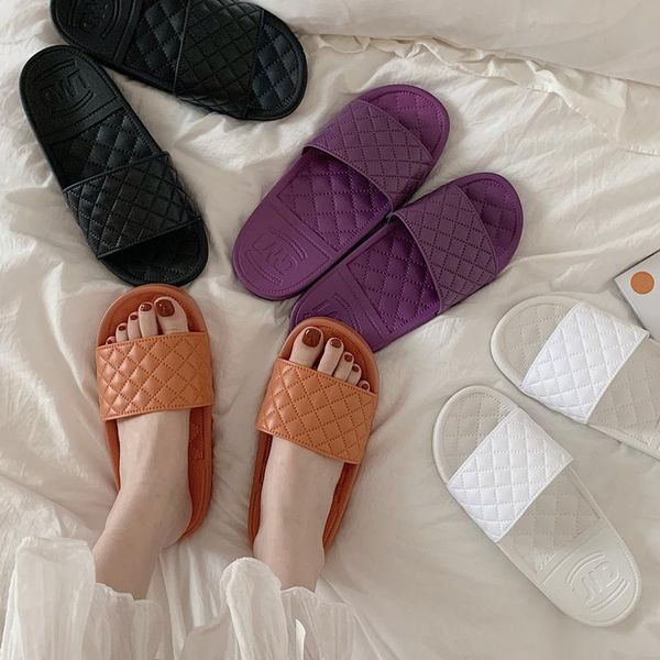 slippers simple fashion women summer leisure plaid indoor bathing and wearing sandals girls beach shoes, Black
slippers simple fashion women summer leisure plaid indoor bathing and wearing sandals girls beach shoes, Black