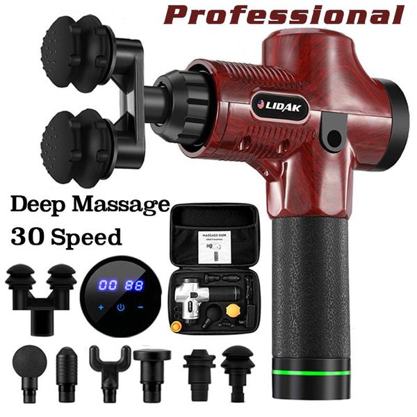electric massage gun body device relief fascial deep relax fitness massager lidak 
electric massage gun body device relief fascial deep relax fitness massager lidak