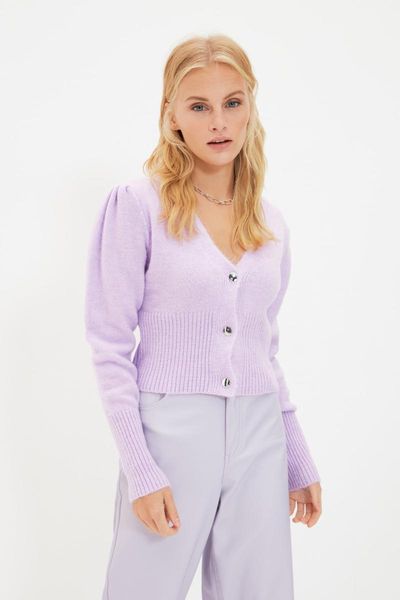 women's knits & tees trendyol balloon sleeve crop knitwear cardigan twoaw22hi0854, White
women's knits & tees trendyol balloon sleeve crop knitwear cardigan twoaw22hi0854, White