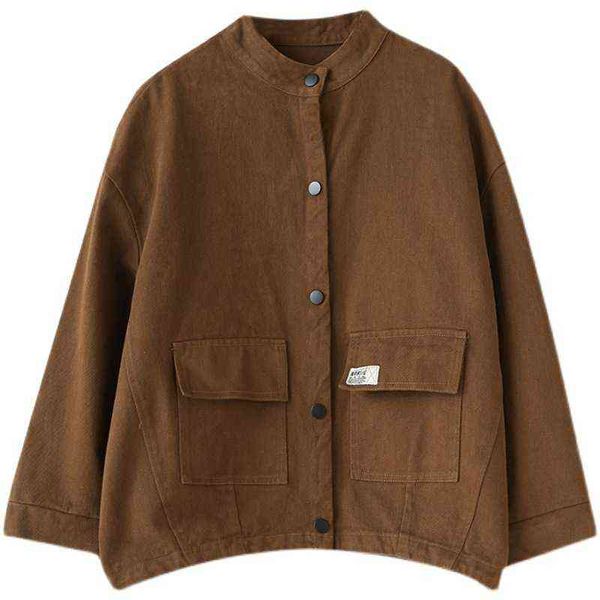 2021 korean autumn and winter leisure plush thickened cotton et loose women's large stand collar short coat, Black;brown
2021 korean autumn and winter leisure plush thickened cotton et loose women's large stand collar short coat, Black;brown
