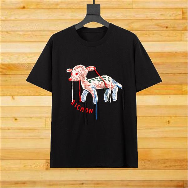 t fashion shirts stylist 2021 embroidery tassel short sleeve shirt men women couples cozy cotton tees, White
t fashion shirts stylist 2021 embroidery tassel short sleeve shirt men women couples cozy cotton tees, White