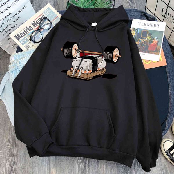 men's sushi hoodie, casual wear, pocket and cartoon pattern, harajuku style, retro, comfortable, punk, animation, Black
men's sushi hoodie, casual wear, pocket and cartoon pattern, harajuku style, retro, comfortable, punk, animation, Black