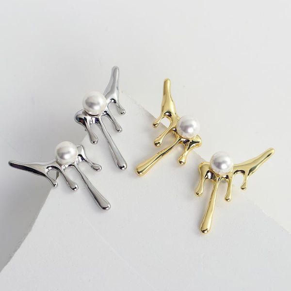 dangle & chandelier lifefontier trendy metal irregular pearl drop earrings for women gold silver color lava shaped korean jewelry
dangle & chandelier lifefontier trendy metal irregular pearl drop earrings for women gold silver color lava shaped korean jewelry