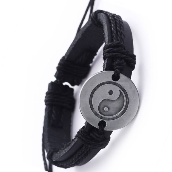 Retro Bracelet On Hand Valentines Day Tai Chi Ying Yang Men Women Wristband Friendship Bracelets
Retro Bracelet On Hand Valentines Day Tai Chi Ying Yang Men Women Wristband Friendship Bracelets