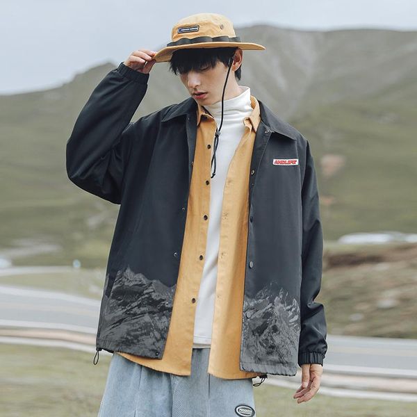 men's jackets tfetters winter jacket men autumn high street casual turn-down collar gradient snow mountain printed, Black;brown
men's jackets tfetters winter jacket men autumn high street casual turn-down collar gradient snow mountain printed, Black;brown