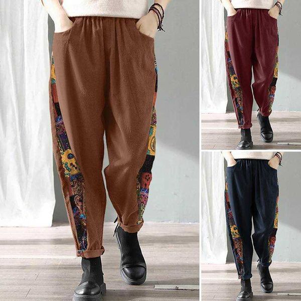 women's pants & capris capris vintage printed patchwork spring trousers casual elastic waist long pantalon female cotton tur b72y, Black;white
women's pants & capris capris vintage printed patchwork spring trousers casual elastic waist long pantalon female cotton tur b72y, Black;white