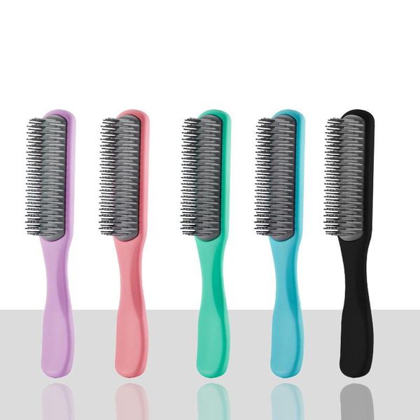 hair brushes scalp massage comb nine row silicone teeth hairdressing for women care styling tool, Silver
hair brushes scalp massage comb nine row silicone teeth hairdressing for women care styling tool, Silver
