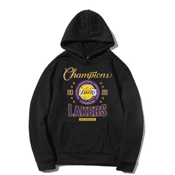 2021 new laker print men's women's plush hooded coat with thickened inside and sweater, Black
2021 new laker print men's women's plush hooded coat with thickened inside and sweater, Black