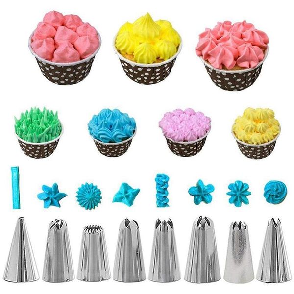 baking & pastry tools 14pcs reusable icing piping nozzles set bag scraper flower cream tips converter cup diy cake decorating
baking & pastry tools 14pcs reusable icing piping nozzles set bag scraper flower cream tips converter cup diy cake decorating