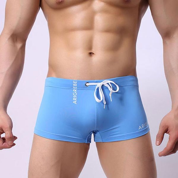 men's shorts men swim brief, square leg athletic swimming trunks breathable board surfing, White;black
men's shorts men swim brief, square leg athletic swimming trunks breathable board surfing, White;black