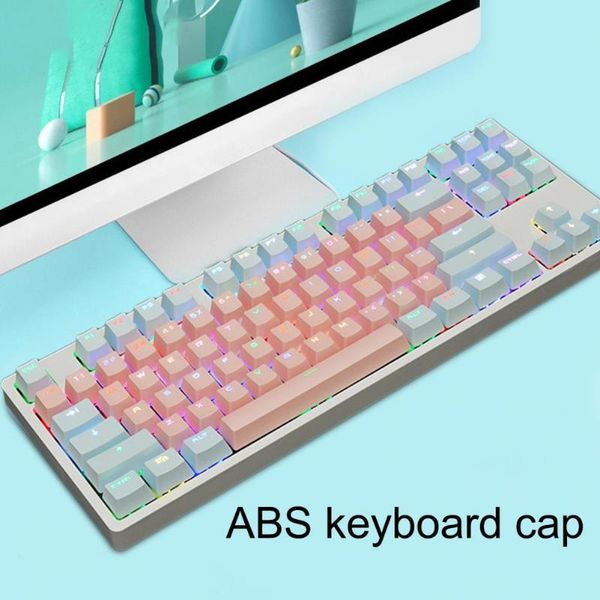 keyboards two-color 87 keys usb green gaming switch mechanical keyboard ten keyless pc household computer parts
keyboards two-color 87 keys usb green gaming switch mechanical keyboard ten keyless pc household computer parts