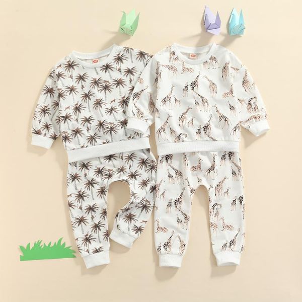 clothing sets 2021 baby boy\u2021s t-shirt trousers cartoon animal print long sleeve pants born set, White
clothing sets 2021 baby boy\u2021s t-shirt trousers cartoon animal print long sleeve pants born set, White