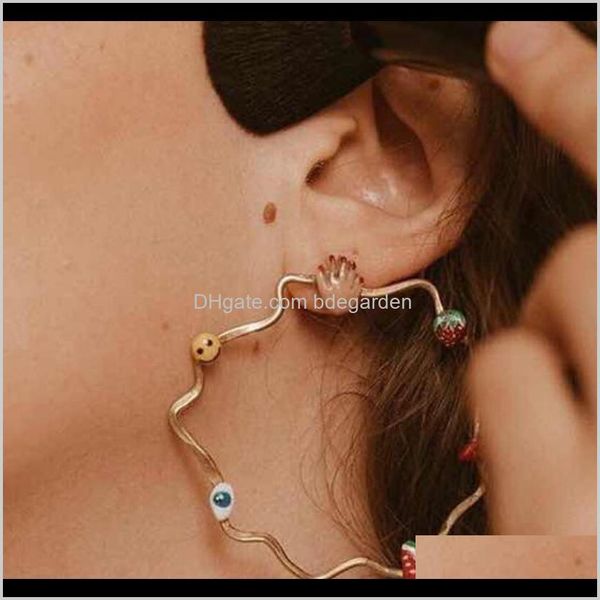 & hie drop delivery 2021 jewelry wave hoop lovely chrismas trees watermelon palm pendants stud earrings for women fashion v9k1x, Golden;silver
& hie drop delivery 2021 jewelry wave hoop lovely chrismas trees watermelon palm pendants stud earrings for women fashion v9k1x, Golden;silver