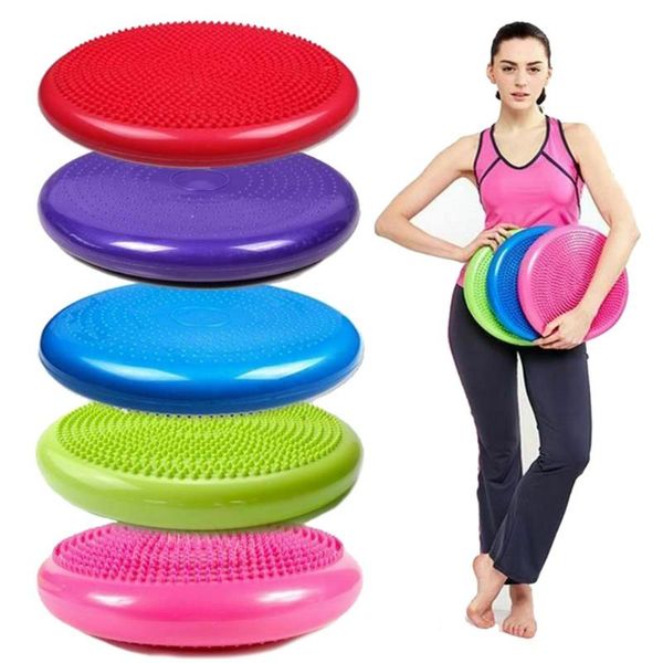 durable inflatable yoga pad massage ball universal sports gym fitness wobble stability disc cushion balls
durable inflatable yoga pad massage ball universal sports gym fitness wobble stability disc cushion balls