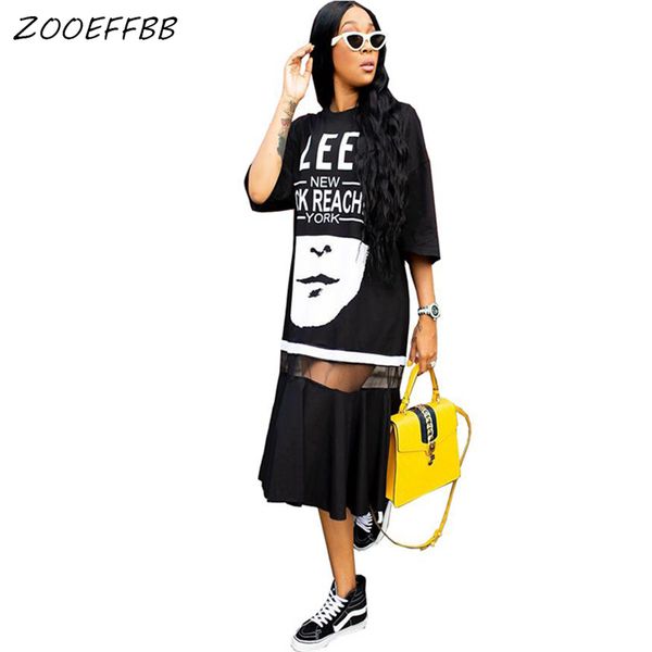 zooeffbb casual plus size mesh splice letter maxi dress summer clothes for women outfits elegant half sleeve long loose dresses, Black;gray
zooeffbb casual plus size mesh splice letter maxi dress summer clothes for women outfits elegant half sleeve long loose dresses, Black;gray