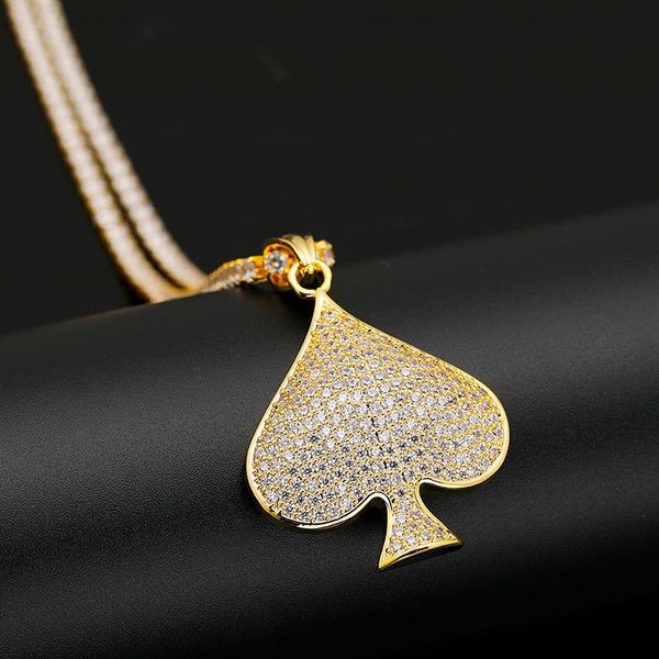 pendant necklaces mens necklace iced out poker peach heart with gold chain +cubic zircon hip hop jewelry, Silver
pendant necklaces mens necklace iced out poker peach heart with gold chain +cubic zircon hip hop jewelry, Silver
