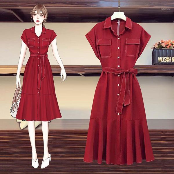 plus size women's 2021 summer dress fashion temperament commuter ruffled bat sleeve shirt dresses female vestidos mujer e374 casual, Black;gray
plus size women's 2021 summer dress fashion temperament commuter ruffled bat sleeve shirt dresses female vestidos mujer e374 casual, Black;gray
