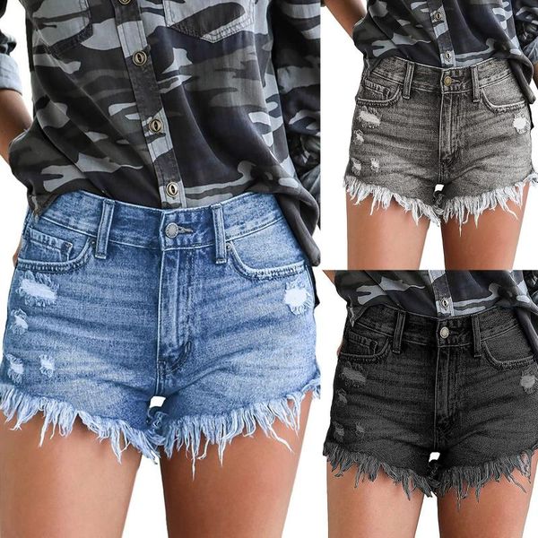 women's shorts summer solid denim printed high waist jeans flares ankle fashion sweatpants pockets mujer, White;black
women's shorts summer solid denim printed high waist jeans flares ankle fashion sweatpants pockets mujer, White;black