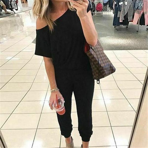 women's jumpsuits & rompers ladies' womens short sleeve cold shoulder floral jumpsuit long pant playsuit casual leg trouser, Black;white
women's jumpsuits & rompers ladies' womens short sleeve cold shoulder floral jumpsuit long pant playsuit casual leg trouser, Black;white