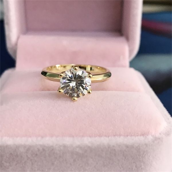 yanhui 925 solid silver 18k gold color ring classic 2ct zirconia diamond jewelry engagement wedding fashion s for women 211217, Slivery;golden
yanhui 925 solid silver 18k gold color ring classic 2ct zirconia diamond jewelry engagement wedding fashion s for women 211217, Slivery;golden