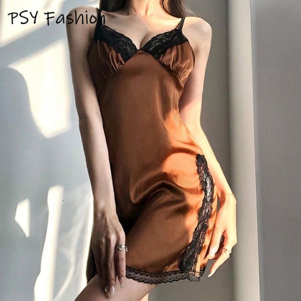 casual dresses y2k aesthetic satin mall goth mini dress women lace trim vintage kawaii clothes sleeveless v neck e girl summer, Black;gray
casual dresses y2k aesthetic satin mall goth mini dress women lace trim vintage kawaii clothes sleeveless v neck e girl summer, Black;gray