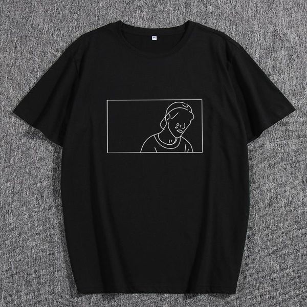 men's t-shirts european and american -selling clothing creative simple printed cotton short sleeve t-shirt, White;black
men's t-shirts european and american -selling clothing creative simple printed cotton short sleeve t-shirt, White;black