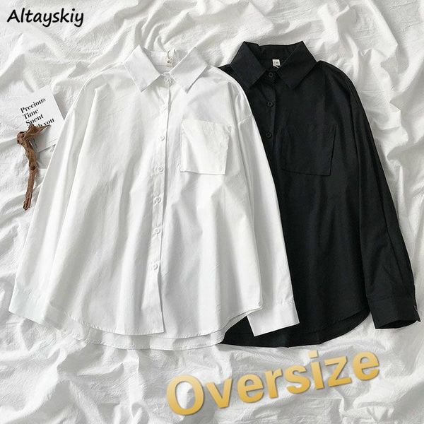 women's blouses & shirts women solid simple all-match couple plus size 4xl womens classic students leisure daily harajuku 2021 autumn, White
women's blouses & shirts women solid simple all-match couple plus size 4xl womens classic students leisure daily harajuku 2021 autumn, White