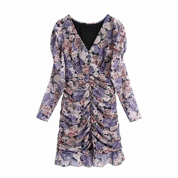 women retro flower printing chiffon pleated mini dress casual female long sleeve clothes lady loose vestido d6928 210430, Black;gray
women retro flower printing chiffon pleated mini dress casual female long sleeve clothes lady loose vestido d6928 210430, Black;gray