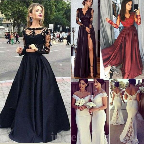 casual dresses elegant women lace chiffon formal wedding bridesmaid long party ball prom gown dress womens sleeveless, Black;gray
casual dresses elegant women lace chiffon formal wedding bridesmaid long party ball prom gown dress womens sleeveless, Black;gray