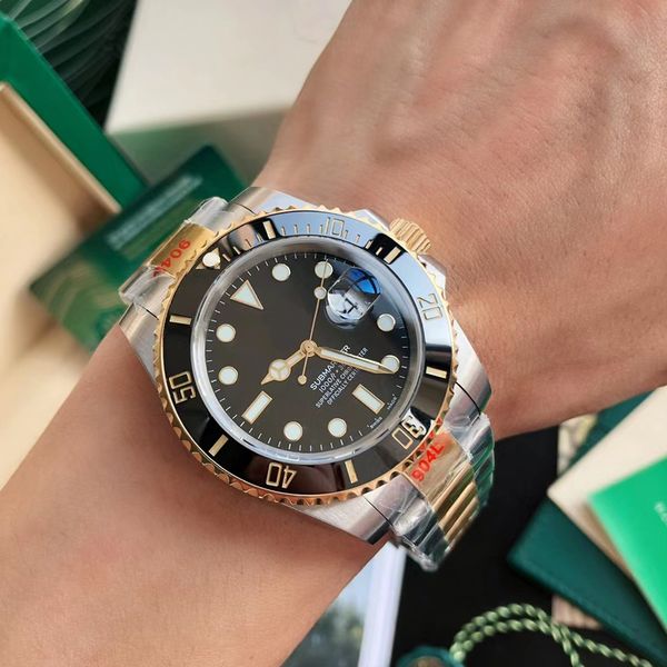 men watches e-t-a 28-36 31-35 ceramic bezel wristwatch with box 50m waterproof sapphire gold and silver 904l stainless steel, Slivery;brown
men watches e-t-a 28-36 31-35 ceramic bezel wristwatch with box 50m waterproof sapphire gold and silver 904l stainless steel, Slivery;brown