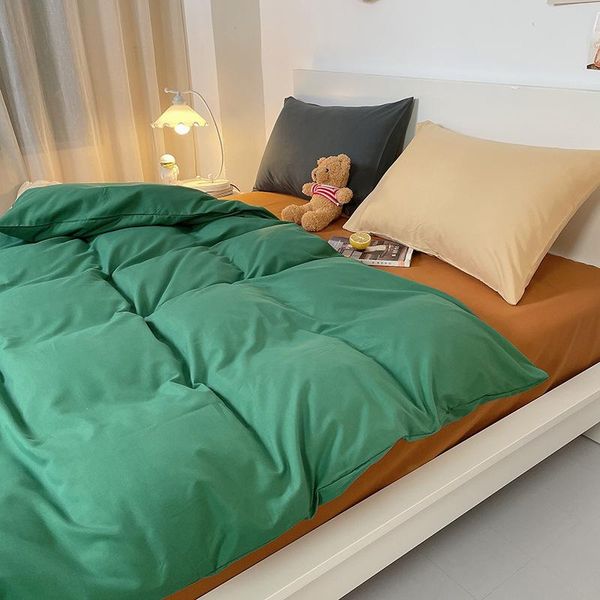 bedding sets set simple contrasting color bed sheet duvet cover wrapped mattress cotton children adult
bedding sets set simple contrasting color bed sheet duvet cover wrapped mattress cotton children adult
