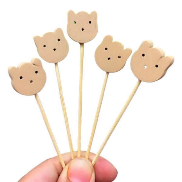 disposable dinnerware eco-friendly bamboo cartoon pattern cocktail fruit pick for party
disposable dinnerware eco-friendly bamboo cartoon pattern cocktail fruit pick for party