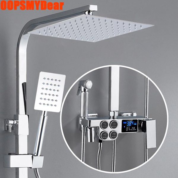 bathroom shower sets silver chrome digital set cold mixer thermostatic system wall mount spa rain bath faucet bathtub tap
bathroom shower sets silver chrome digital set cold mixer thermostatic system wall mount spa rain bath faucet bathtub tap