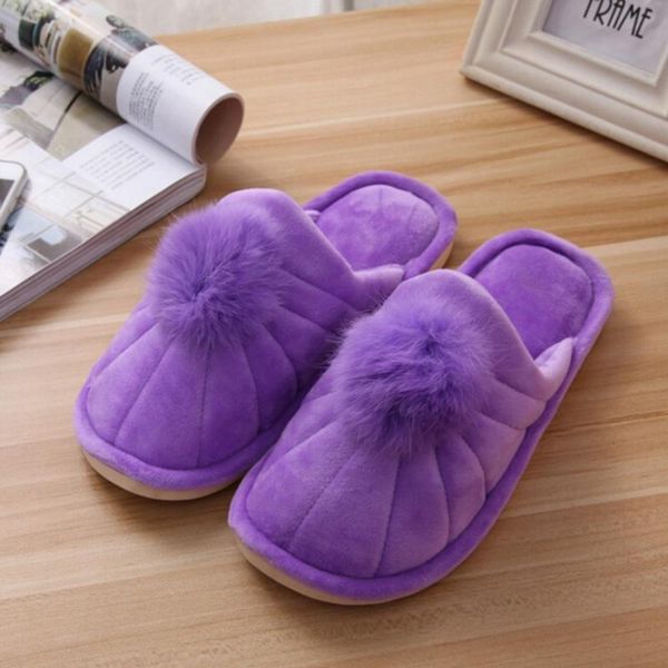 fashion autumn winter ladies flats slip on indoor shoes woman comfortable slipper 2 colors fur hairball home slippers z158, Black
fashion autumn winter ladies flats slip on indoor shoes woman comfortable slipper 2 colors fur hairball home slippers z158, Black
