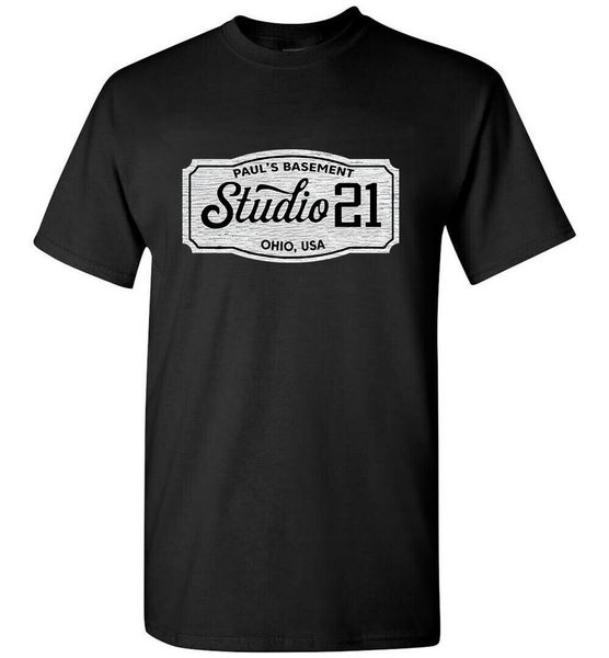 studio 21 paul's basement t-shirt, White;black