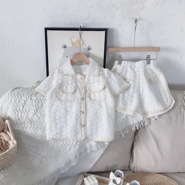 clothing sets 2021 summer arrival girls fashion lace floral suit shorts kids korean design set, White
clothing sets 2021 summer arrival girls fashion lace floral suit shorts kids korean design set, White