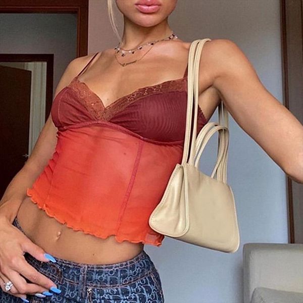 vintage lace y2k women tanks see through v neck aesthetic crop bodycon sleeveless club soft mesh shirts camis, White
vintage lace y2k women tanks see through v neck aesthetic crop bodycon sleeveless club soft mesh shirts camis, White