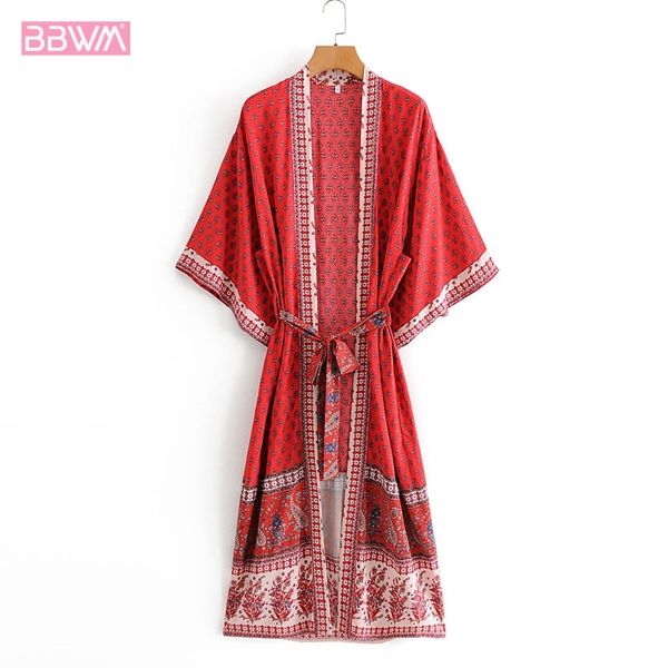 women's dress fashion loose kimono belt long section printing chic sun protection beach resort bohemia female dresses 210507, Black;gray
women's dress fashion loose kimono belt long section printing chic sun protection beach resort bohemia female dresses 210507, Black;gray