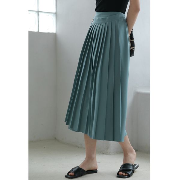 skirts spring 2021 elastic waist pure color woman pleated elegant chiffon high a line women maxi mujer faldas kthx, Black
skirts spring 2021 elastic waist pure color woman pleated elegant chiffon high a line women maxi mujer faldas kthx, Black